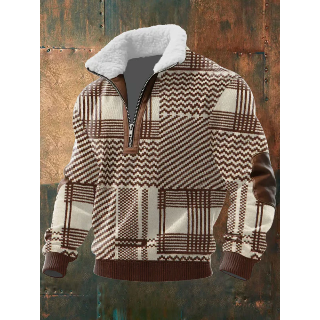 Thomas | High Neck Fleece Sweater