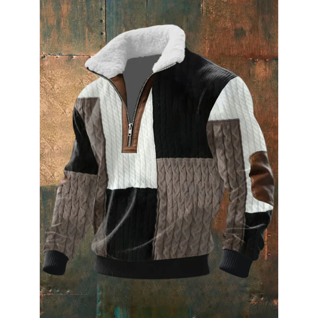 Thomas | High Neck Fleece Sweater