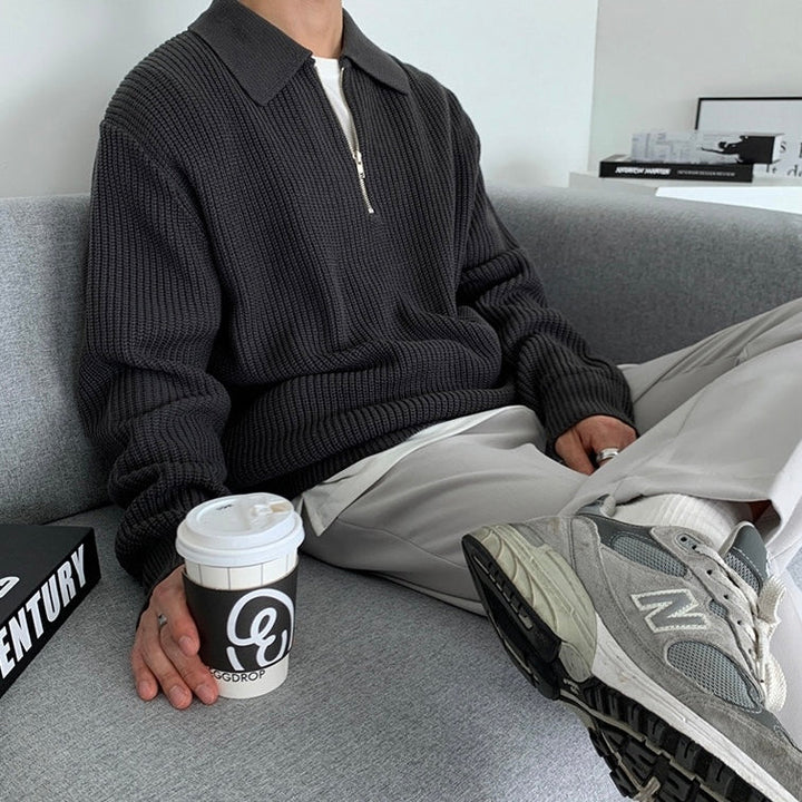 Dylan l Polo Demi-Zip Sweater