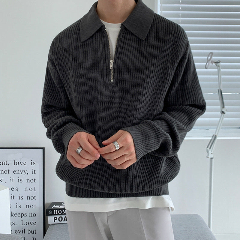 Dylan l Polo Demi-Zip Sweater