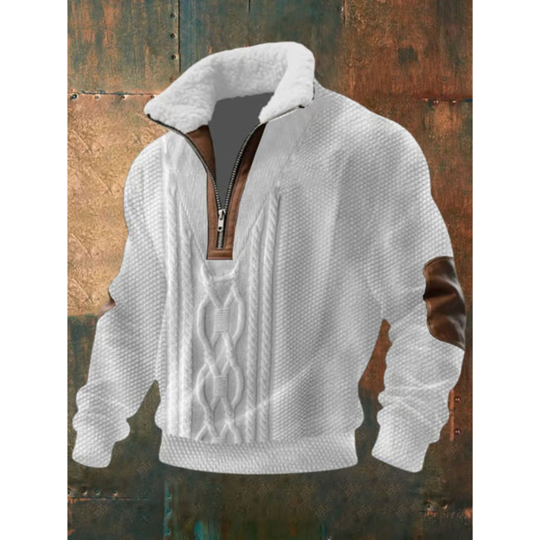 Thomas | High Neck Fleece Sweater