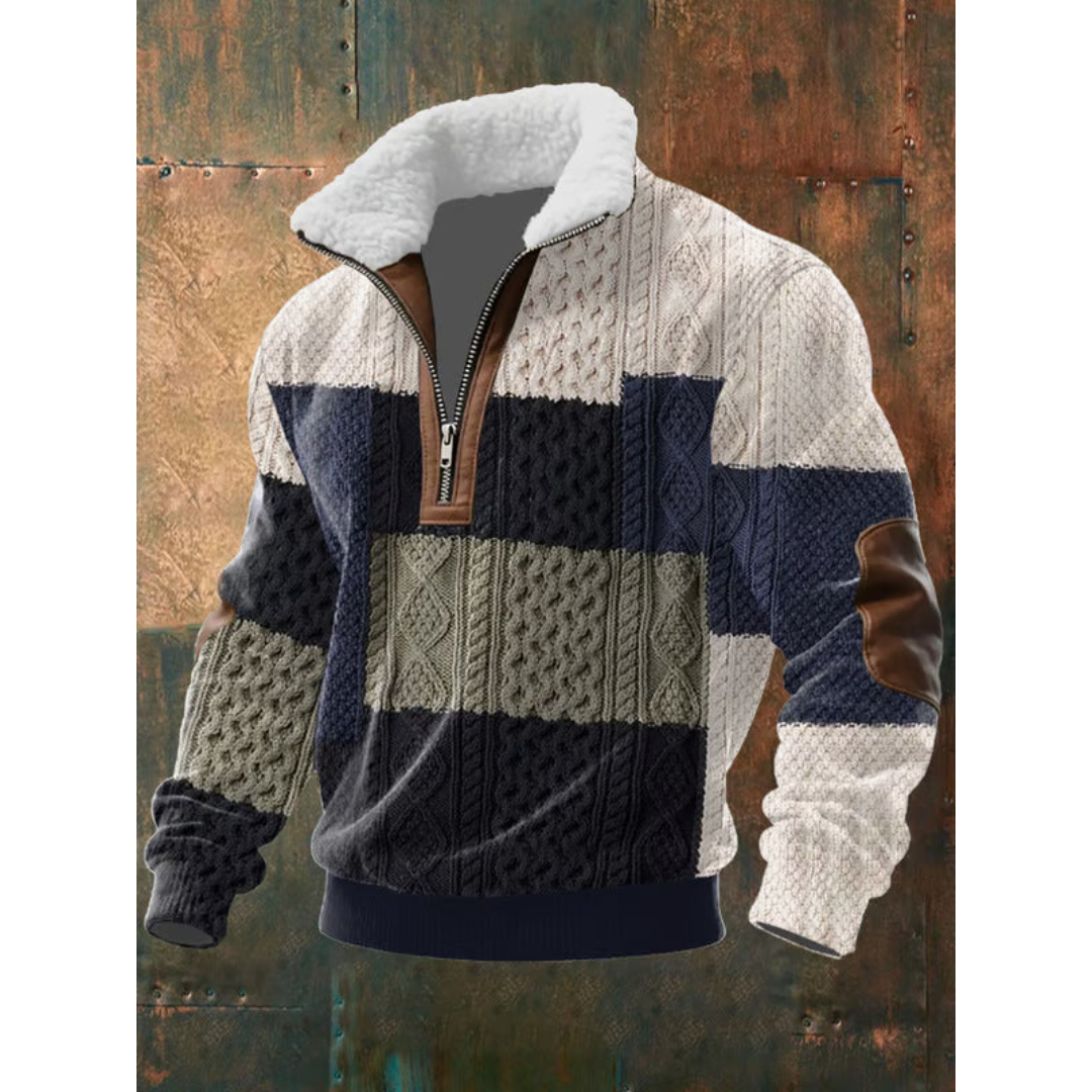 Thomas | High Neck Fleece Sweater