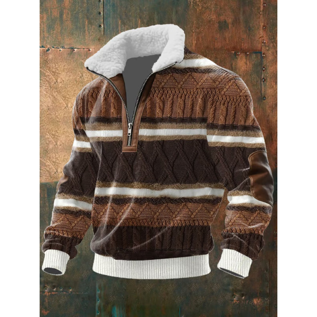 Thomas | High Neck Fleece Sweater