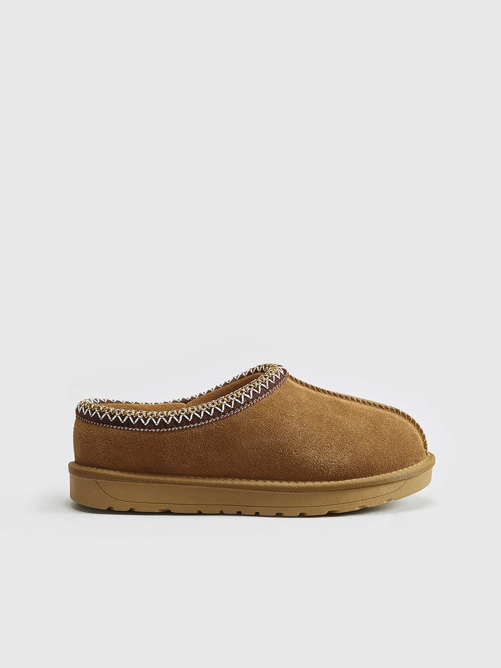Women Fur Lined Slippers