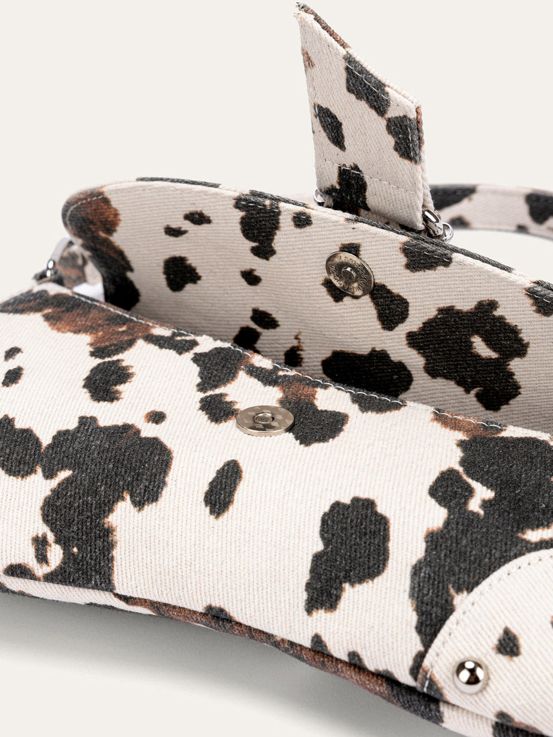 Animal Print Buckle Shoulder Bag