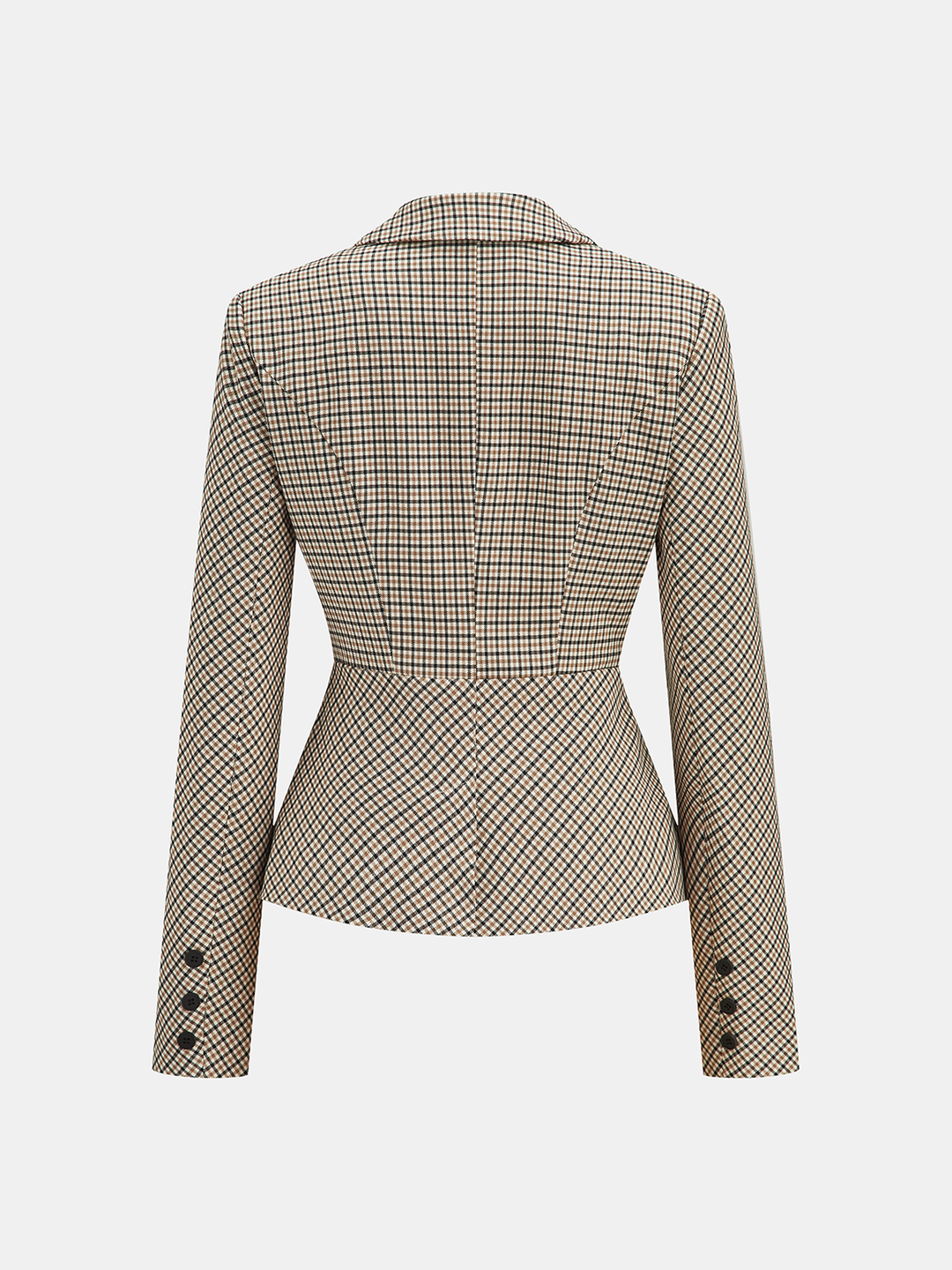 Checked Tailored Blazer