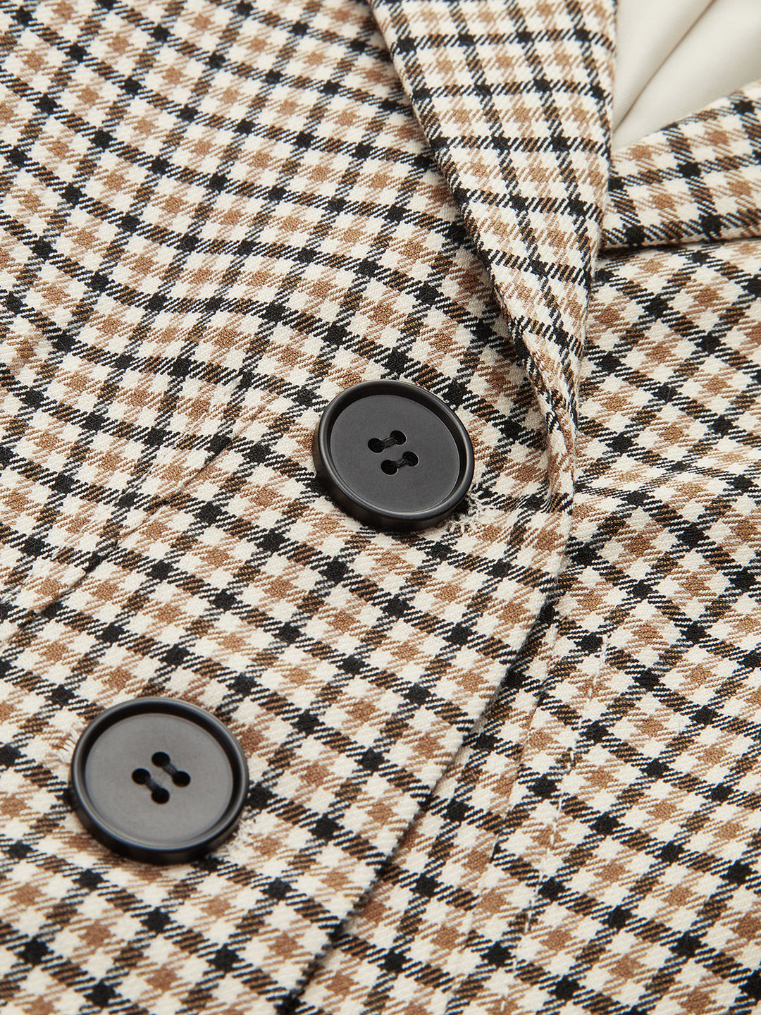 Checked Tailored Blazer