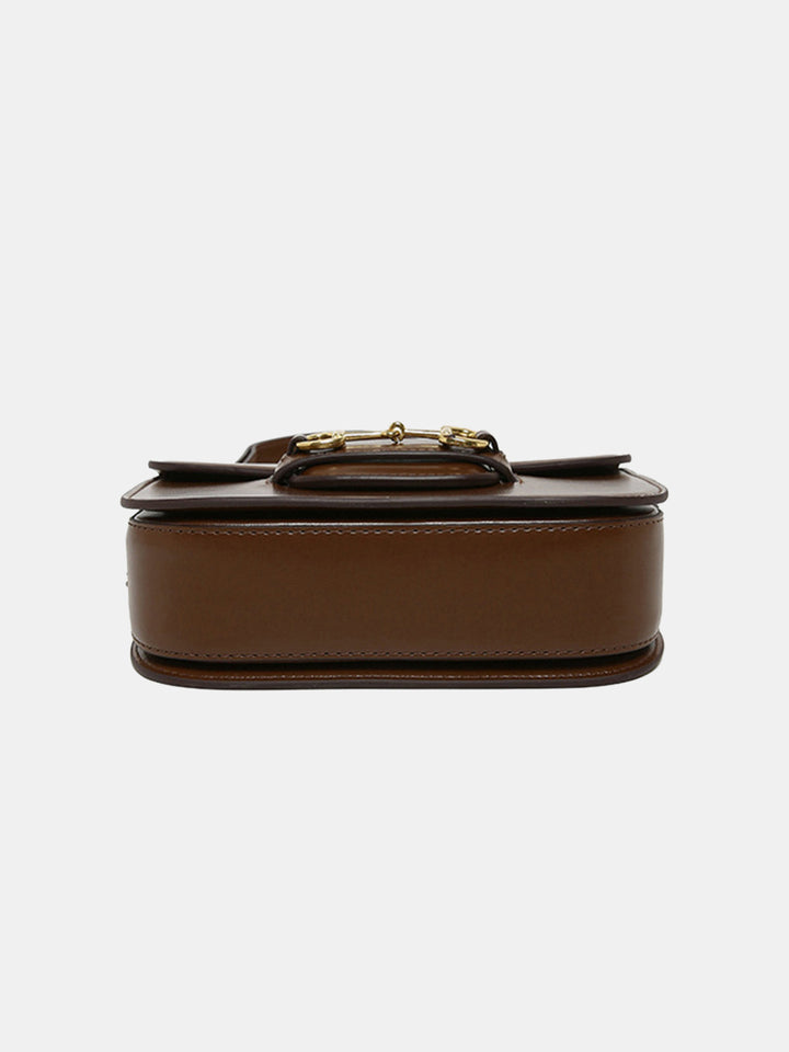 Horsebit Crossbody Saddle Bag