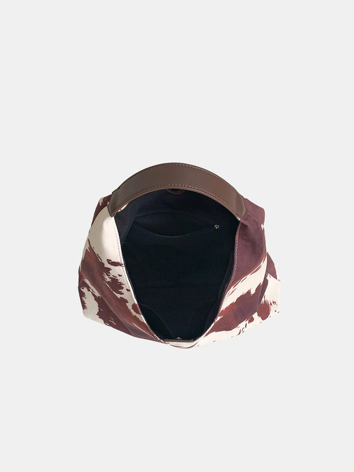 Cow Print Hobo Bag