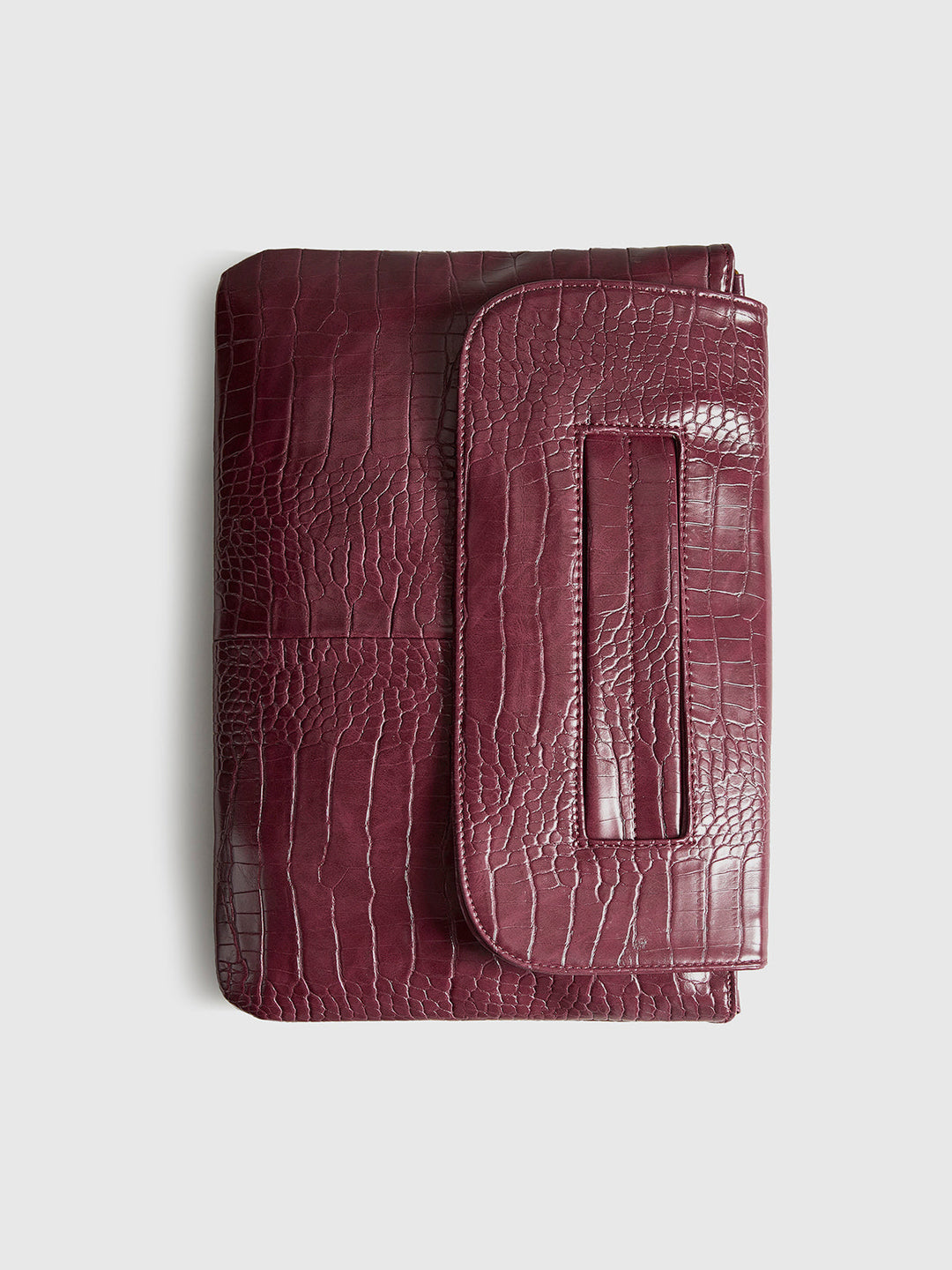 Crocodile Pattern Large Capacity Clutch Briefcase
