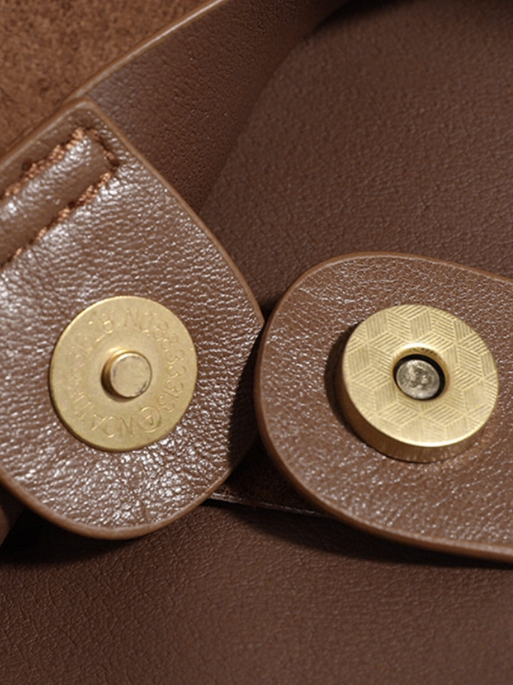 Suede Effect Large-Capacity Tote Bag