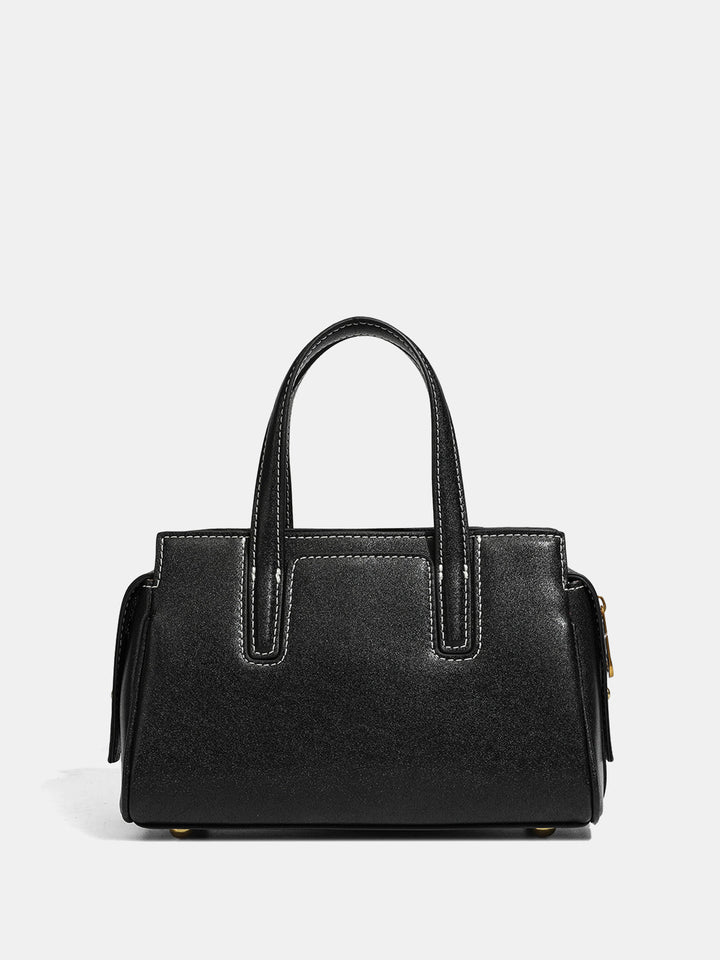 Vintage Leather Top-Handle Bag