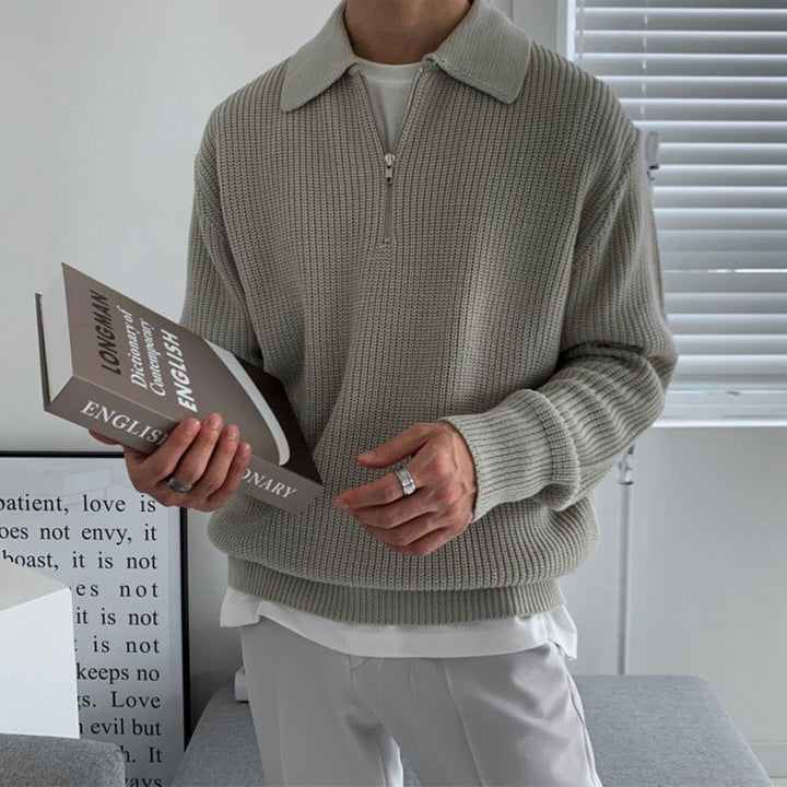 Dylan l Polo Demi-Zip Sweater