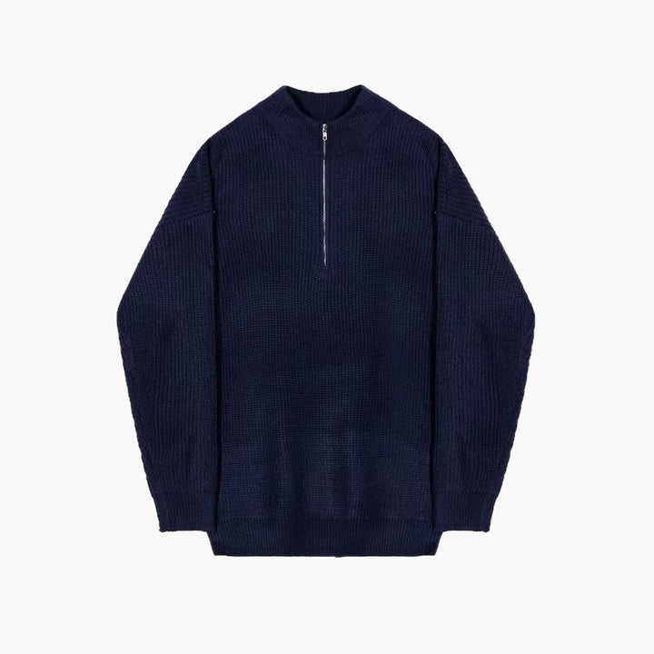 Brandon | Half-Zip Knitted Sweater
