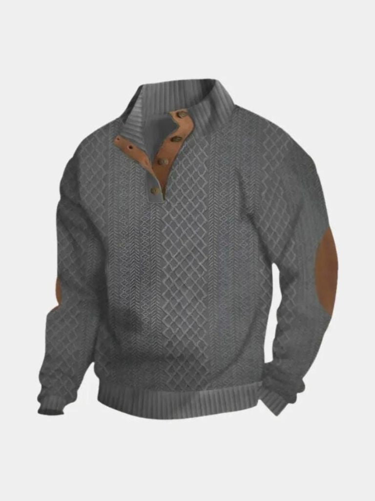 Jean l Classic High Collar Pullover