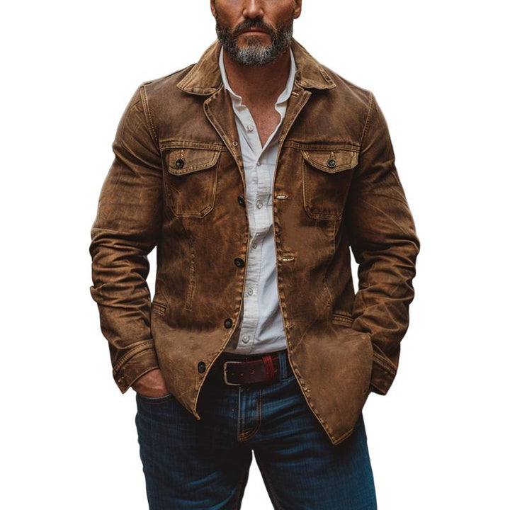 Denholm – Vintage Leather Work Jacket